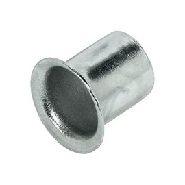 HÄFELE Direct Bazaar Socket, for Wooden Shelves for Ø 7,5 mm Drill Hole, Socket Nickel Plated