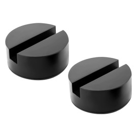2PCS Jack Stand Pads,Rubber Pinch Weld Jack Pad with Recess Design for Cushioning and Protection Jack Pads,Universal Car Accessories Pinch Weld Jack Adapter Fits Most Cars