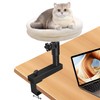 Anglekai Cat Bed Desk, 10-15’’ Adjustable Cat Bed Desk Clamp