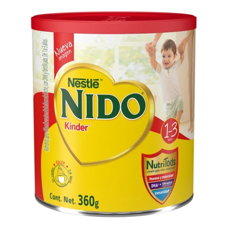 Leche de fórmula en Polvo Nestlé Nido Kinder en Lata