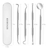 SENLMLER Dental Tools, Professional Plaque Remover Teeth Cleaning Tool Kit,