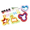 21PCS Sandwich Cutter and Sealer Bread Sandwich Shaper Dinosaur Star