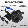 FlowFluid 110V AC Water Pressure Booster Pump for RV,70PSI 5GPM