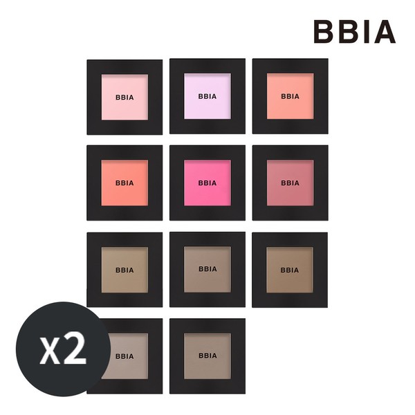 Bbia [2 pieces set] Bbia Last Blush/Cheek/Shading, 03 Peach Blossom03 Peach Blossom_09 Macadamia Blossom09 Macadamia Blossom