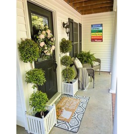 Bevkyc Welcome Sign for Front Door Seasonal Farmhouse Wall Décor Porch Decor Outdoor Spring Summer Welcome Signs Outside Door Hanging Decorations Aluminium Metal Sign 8x12 inch