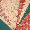 Christmas Paper Wrapping Paper 10 Sheets, Wrapping Paper Christmas Card,