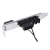 Phobya PCI slot cover 4Pin Molex & 3x 4Pin PWM