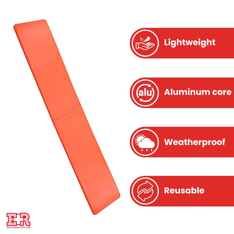 Ever Ready First Aid Padded Universal Aluminum Splint, 4.25” x