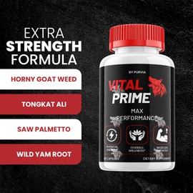 (5 Pack) Vital Prime Pills - Vital Prime Original Supplement, Vital Prime Advanced Formula, VitalPrime Maximum Strength Formula - Vitalprime Complex for Overall Wellness Support, USA (300 Capsules)