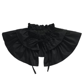 Renaissance Pleated Ruffle Collar Lolita Mini Shawl Detachable Victorian Court Costume