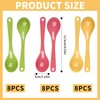 YIHAOH Pack of 24 egg spoons, colourful yoghurt spoons, small