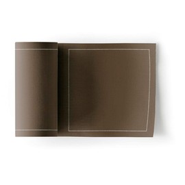 MY DRAP Cocktail Napkins, Reusable Cotton Napkins on a Roll 4.5 x 4.5 IN (100 Napkins, Taupe)