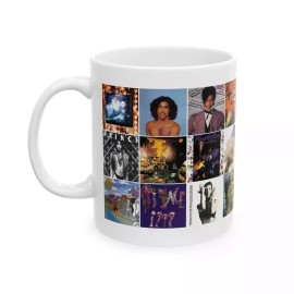 Unbranded Prince Album Cover Mug - Musical House Gift, Iconic Musician 11 Oz 15OZ - 15 Oz, White