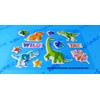 Unbranded Dinosaurs Small Puffy Stickers Sheet