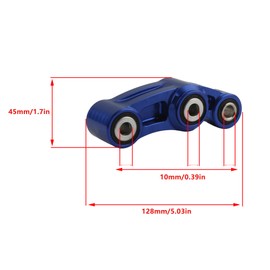 ABCERRSI Suspension Link,Rear Shock Absorbing Linkage Absorber Bracket Replacement For Electric Dirt Bike Sur Ron Ultra Bee Ebike-Blue