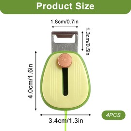 4pcs Portable Mini Potato Peeler Set – Compact and Lightweight Peelers for Kitchen, Ideal for Vegetables, Fruits, and Peeling Tasks, Easy to Store and Carry