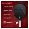 JOOLA Pickleball Paddles – Textured Carbon Grip Surface for Spin,