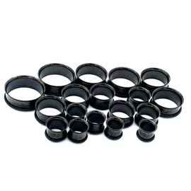 HEKEUOR 00G 7/16” 1/2” 9/16” 5/8” 11/16” 13/16” 7/8” 1” Ear Gauge Stretching Kit Stainless Steel Tapers and Plugs Set, Alloy Steel, danburite