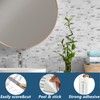 Yipscazo 20 Sheets Peel and Stick Stone Metal Backsplash, PVC
