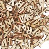 DLUSZERT 400Pcs Mini Wooden Letters for Crafts, 15MM Small Wooden