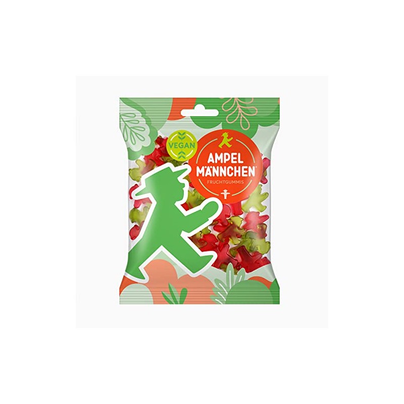 AMPELMANN Fruit Gummies Vegan | Raspberry & Apple Flavour |