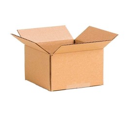 8x6x6""|| 203 x 152 x 152mm || AKAR Small Parcel Single Wall House Moving Removal Strong Storage Box Cardboard Mailing Box Shipping Mailing Parcel Brown Postal Cardboard Boxes [Pack Of 5]