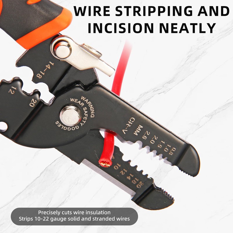 Htaexpu Wire Stripper, 3-rd Generation Wire Strippers or Crimping Tool,