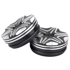 Unbranded CNC Black Cut Swingarm Pivot Cover Bolt for Harley Street Night Rod V-Rod 06-17