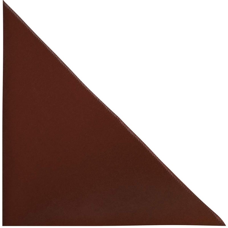 Luxury Walnut Brown Velvet Pocket Square