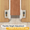 10 Pack Pocket Door Guide Bottom,Sliding Door Guide, 1.125 Inch,Jamb