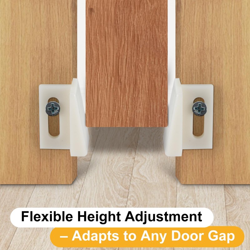 10 Pack Pocket Door Guide Bottom,Sliding Door Guide, 1.125 Inch,Jamb