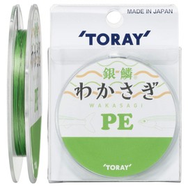 Toray PE Line, Silver Scale, Wakasagi, 11.8 ft (30 m), 0.2, 4.6 lbs (2.1 kg), Green