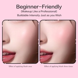 Pudding Crema multiusos para labios y mejillas | Brillo de labios en forma de corazón | Bálsamo húmedo natural hidratante multiusos con una fórmula du