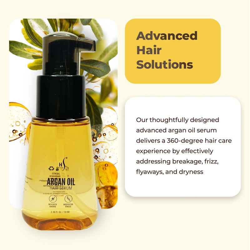 HerStyler Advanced Argan Oil Hair Serum - Hair Serum for