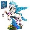 JMBricklayer Pegasus Building Set for Adults, Mythical Animal Art Decor