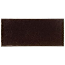 4x Faux Leather Placemats 300x200mm Brown Table Rectangular Coaster Restaurant