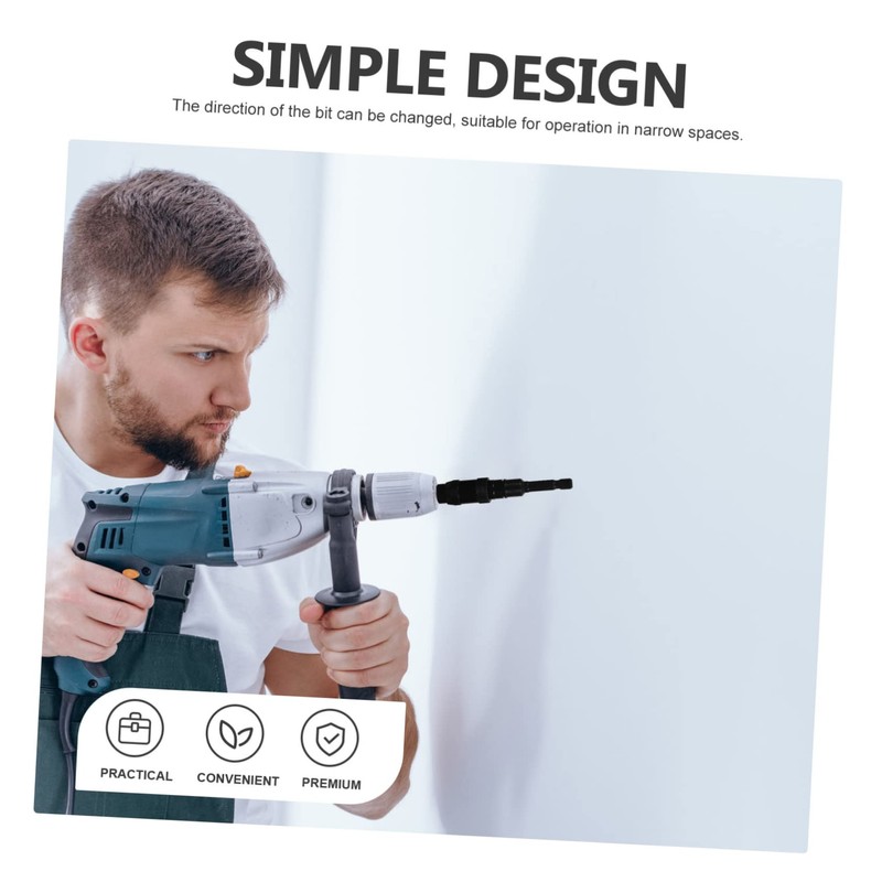 Gadpiparty Pivot Bit Holder Magnetic Drill Bit Extender Flexible Rotation