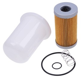 JZGRDN Fuel Filter Kit with O-ring Filter Bowl & Spring 15521-43160 15521-43130 15521-43930 Compatible with Kubota L3010 L3130 L3240 L235 L275 L3600 L2250 L2650 L2850 L2900 L2950
