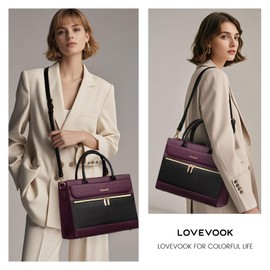 LOVEVOOK Purses and Handbags for Women,Leather Shoulder Bag Black Purse Tote,Satchel Crossbody Bags Top Handle for Ladies