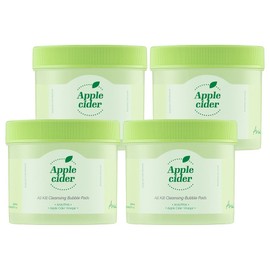 Arial Apple Cider All Kill Cleansing Bubble Pads, 60 sheets, 4 pieces / 아리얼 애플사이다 올 킬 클렌징 버블 패드, 60매입, 4개