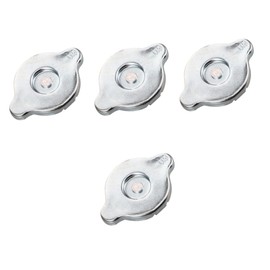 Gatuida 4pcs Radiator Cap Replacement for Car Coolant Reservoir Cover Easy Fit Durable Iron