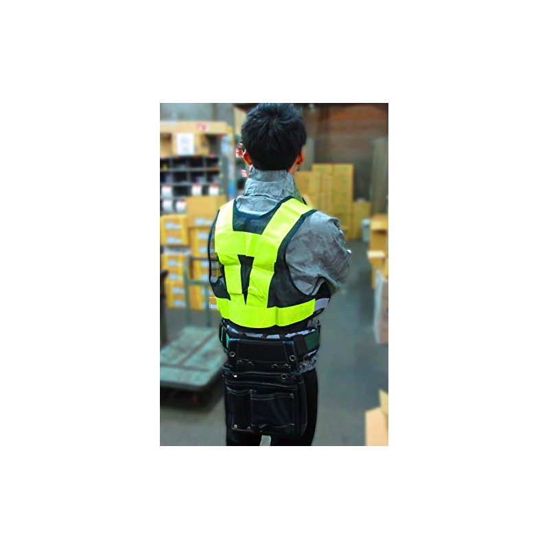 MacCho: MCAB7S-3 Safety Vest, Short Type, Length 15.7 inches (40