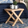 bali & pari Farica Natural Rattan Accent Bench, One Size