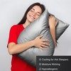 LINENWALAS 100% Organic Bamboo Pillow Cases 2 Pack, Soft Premium