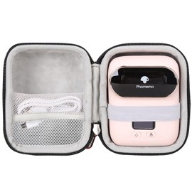 T2BTHRS Hard EVA Protective Carrying Storage Case for Phomemo M110, M110S Label Printer- Portable Mini Bluetooth Thermal Label Maker