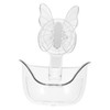 FOMIYES 2pcs Bathroom Makeup Organizers Compact Powder Puff Holder Case