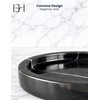 EXCHUES Marble Tray - 6" Jewelry Dish & Vanity Decor,