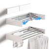 Peimscen Wall Mounted Laundry Drying Rack, Foldable Wall Mount Clothes