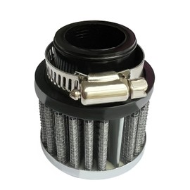 Filtro de admisión de aire de 25 mm, filtro de respiradero universal de 1 pulgada, filtro de aire frío para automóvil, cubierta de válvula de coche, respiradero de aceite turbo de ventilación del