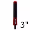 V M S Racing 3" RED CARBON FIBER ALUMINUM STUBBY